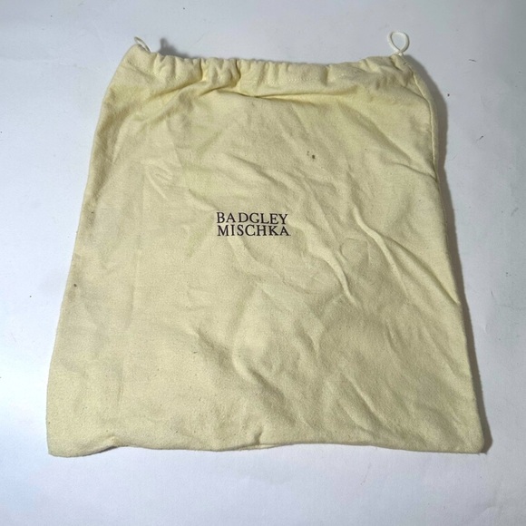 Badgley Mischka Yellow Dust Bag - Picture 1 of 2